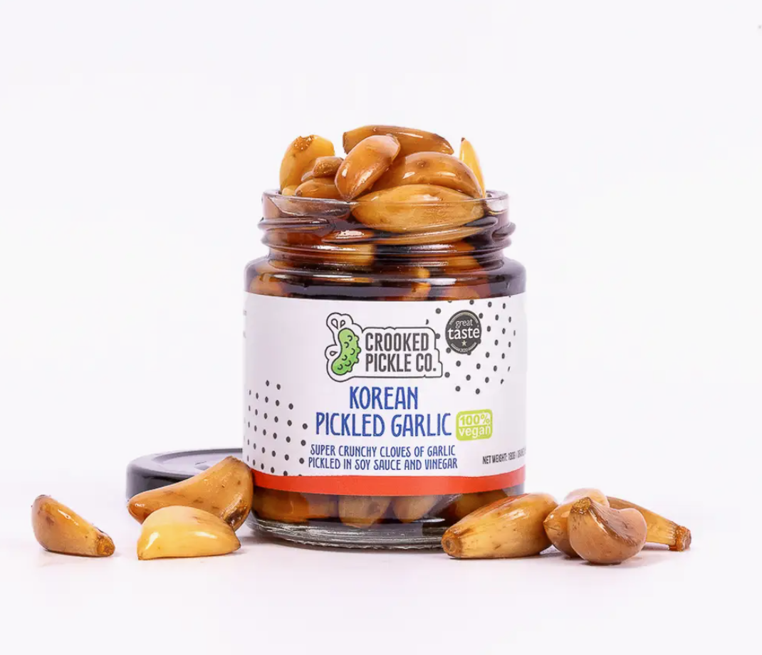 CROOKED PICKLE Korean Pickled Garlic