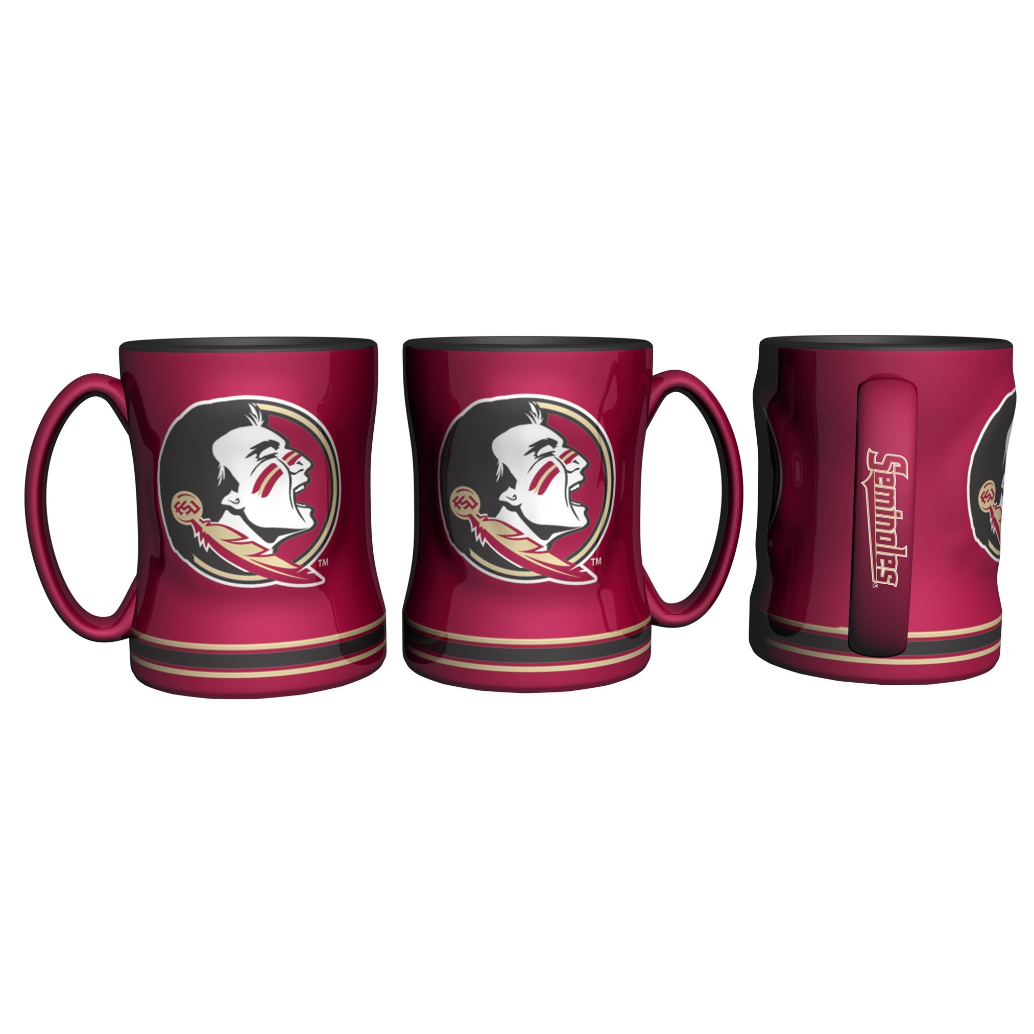 Florida State Seminoles Sculpted Coffee Mug 14oz - New Logo