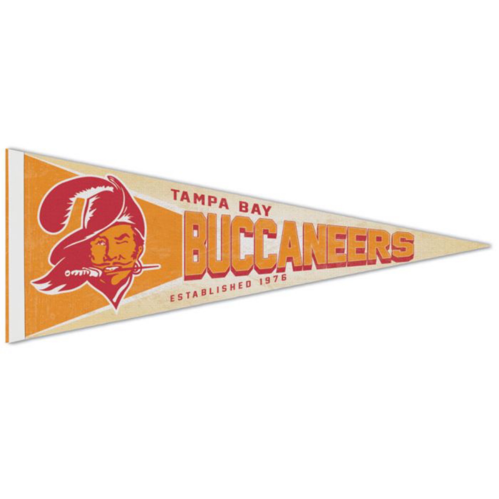 Tampa Bay Buccaneers Retro Premium Pennant 12x30"