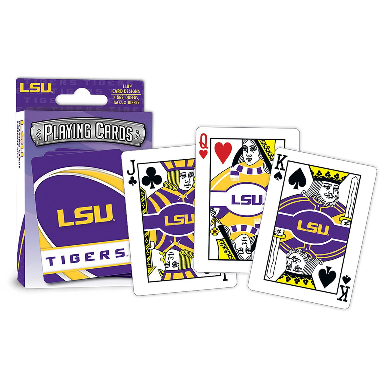 LSU Tigers Logo Playing Cards