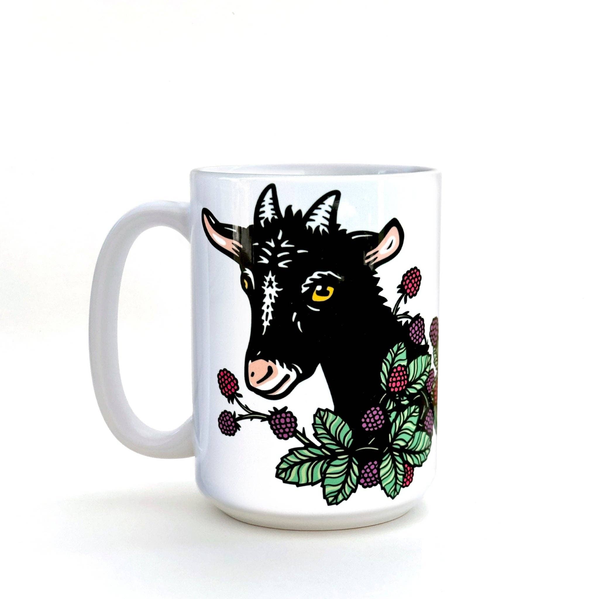 Two Little Fruits - Goat Coffee Mug