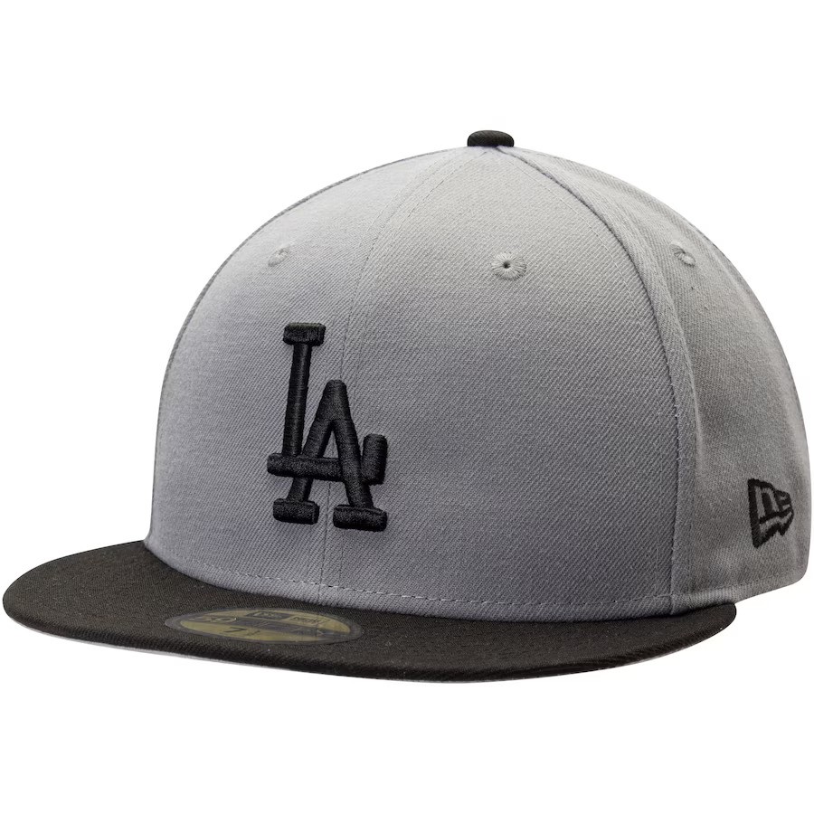 Los Angeles Dodgers New Era 59FIFTY Hat - Graphite and Black