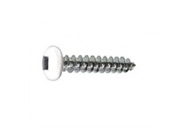 #6x5/8" Pan-Head (Square) Metal Screw Bright White