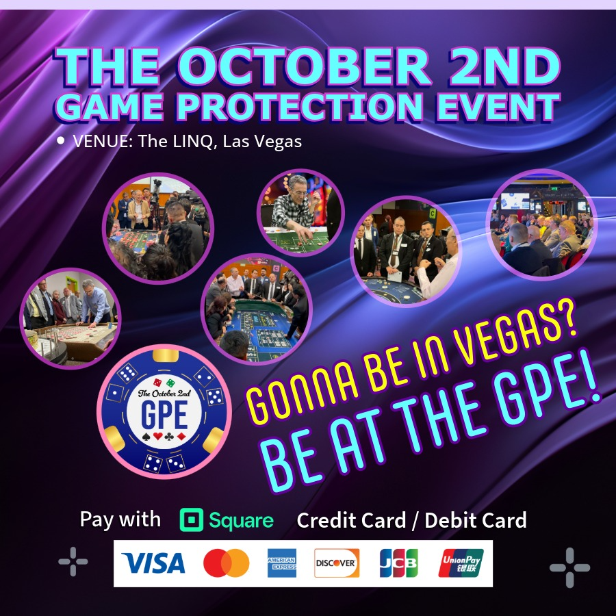 THE OCTOBER 2nd GAME PROTECTION EVENT (GPE)  | EARLY BIRD REGISTRATION