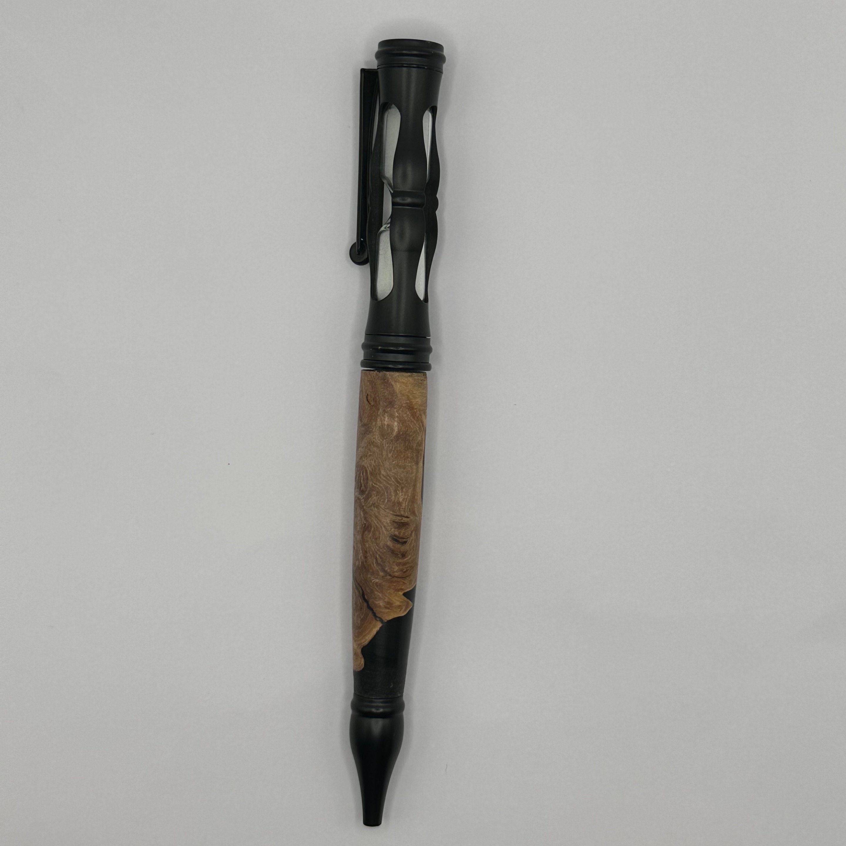 Beautiful custom wood hour glass pen
