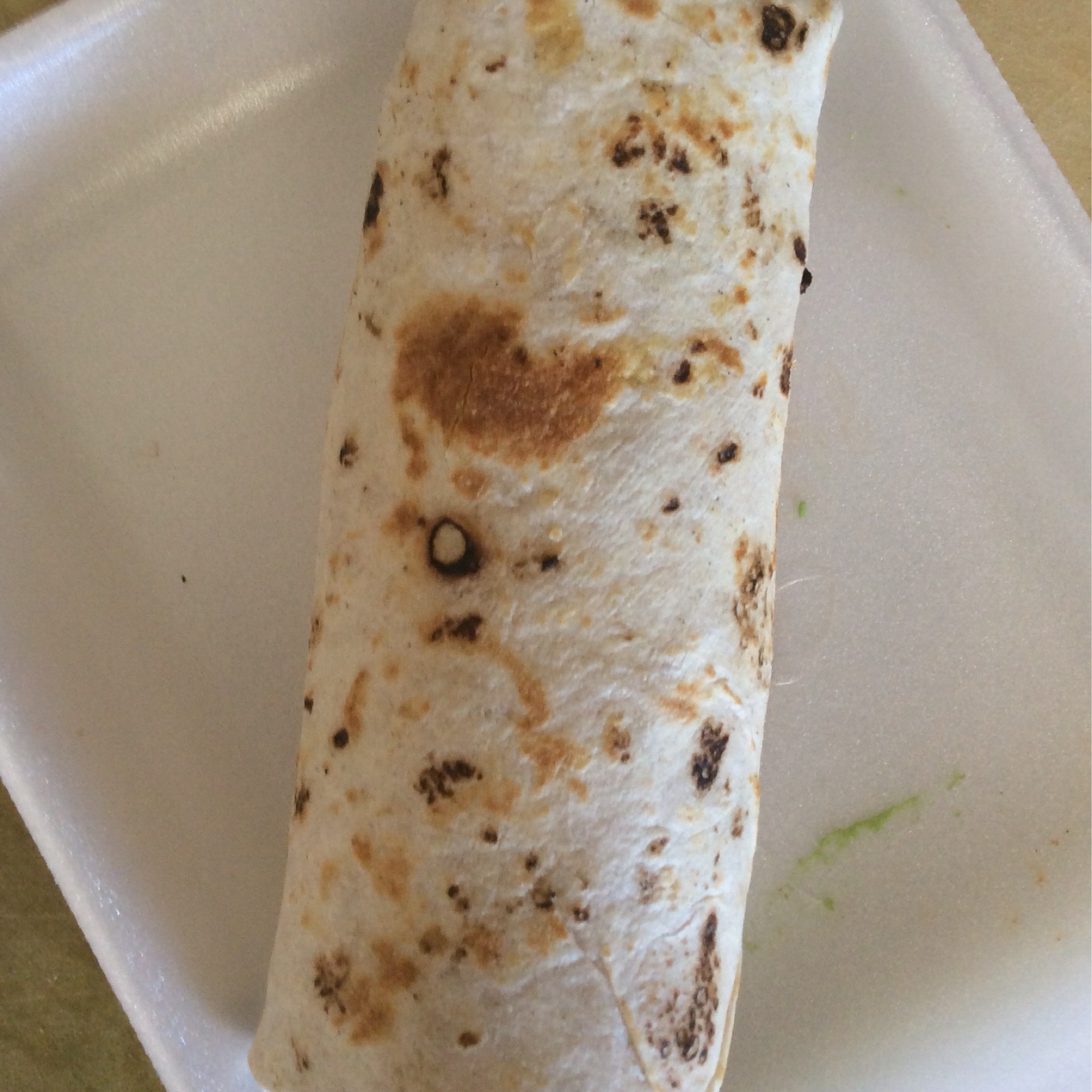 Burrito de Adobada - Marinated Pork Burrito from Tacos del Valle