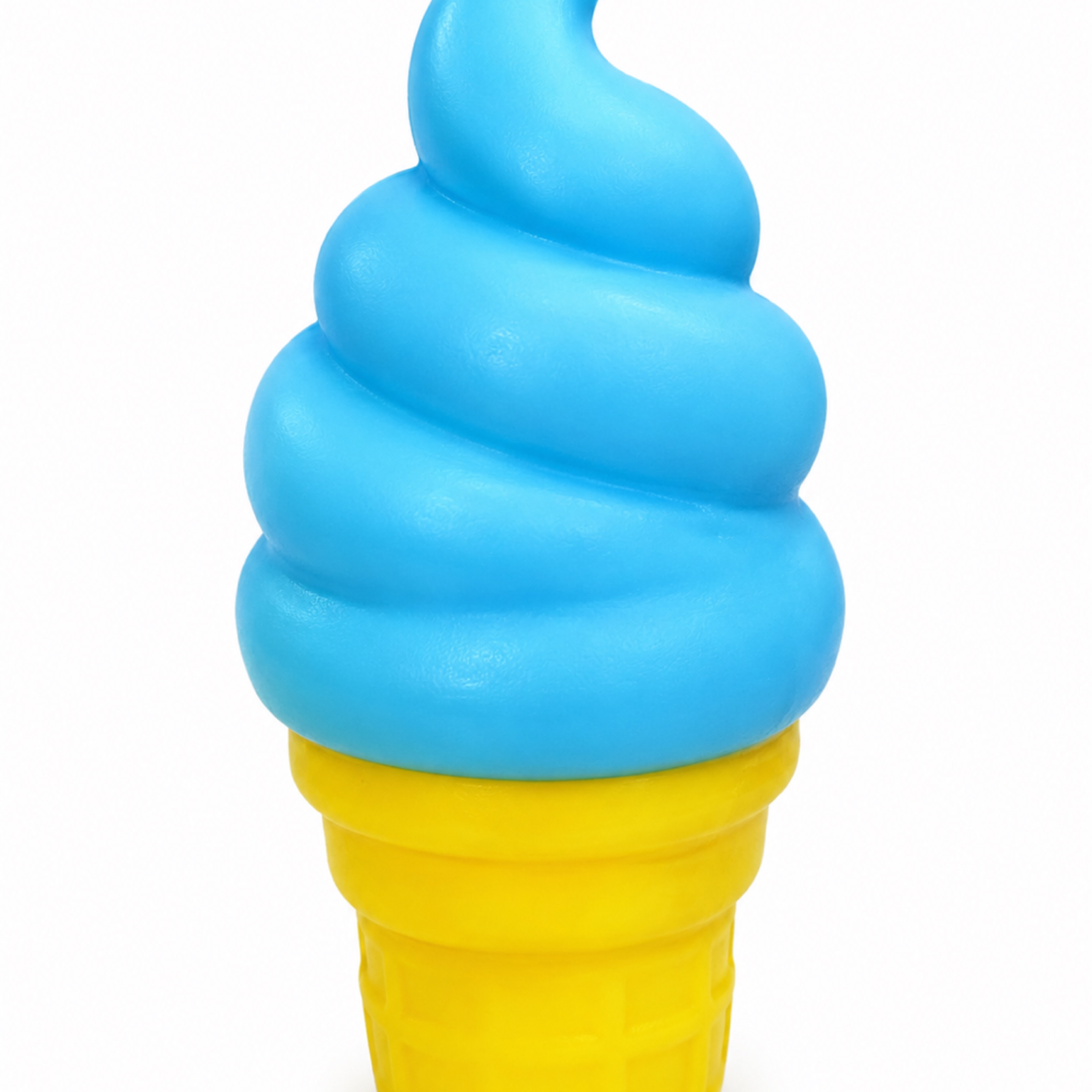 Blue Ice Cream Cone Squishy Toy