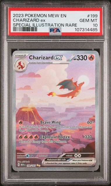 2023 POKEMON MEW EN-151 #199 CHARIZARD ex SPECIAL ILLUSTRATION RARE