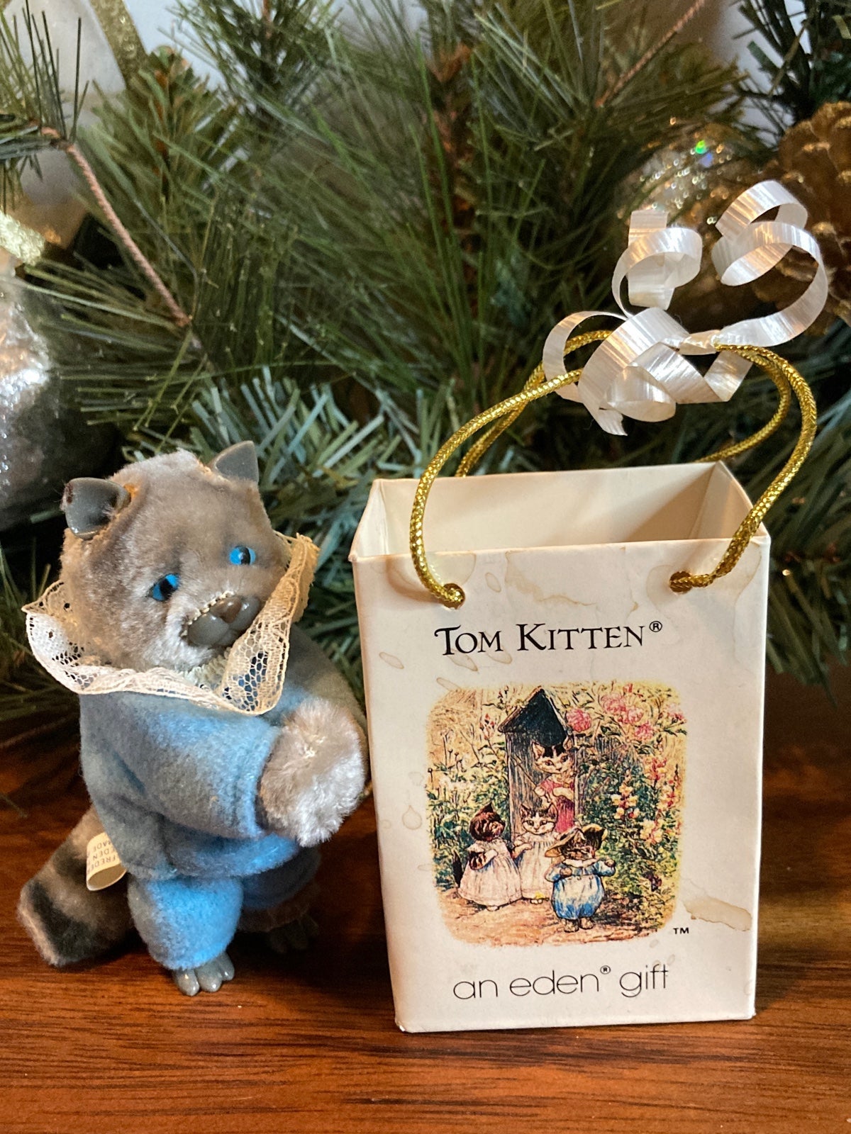 FREDRICK WARNE 1987 Beatrix Potter Mini Tom Kitten Clip An Eden Toy