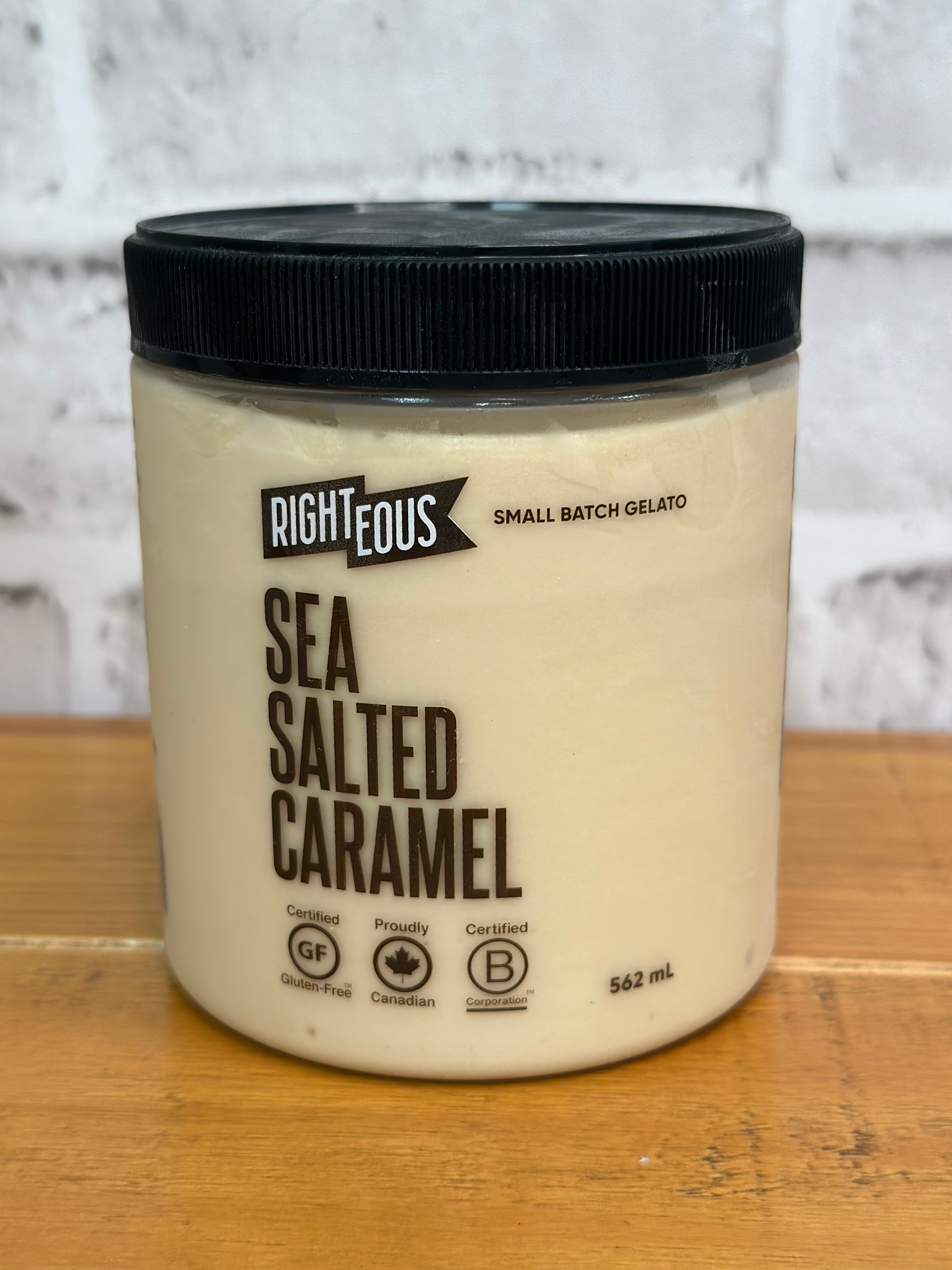 Righteous Salted Caramel Gelato
