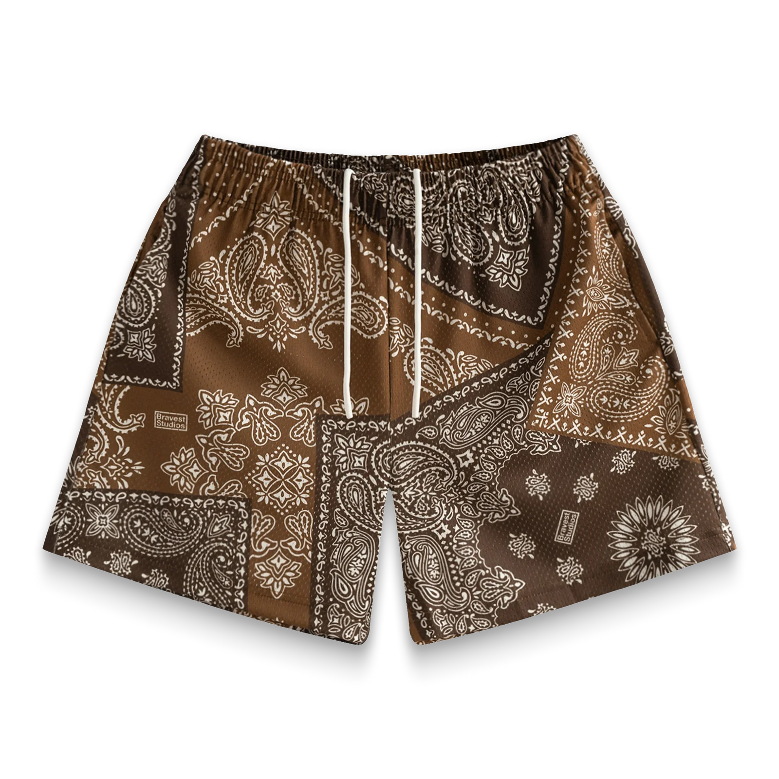 Bravest Studios BROWN PORCELAIN SHORTS