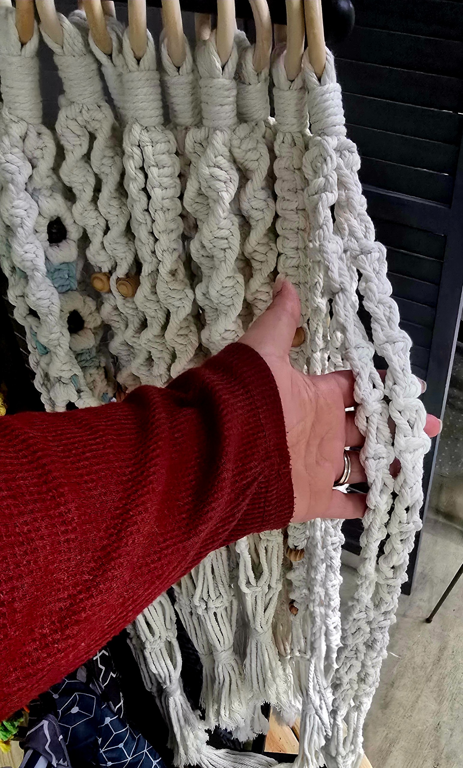 Macrame Wall Hangers (Cream)