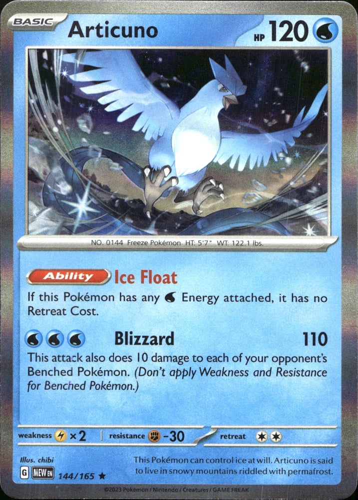 Articuno - SV03.5 144/165