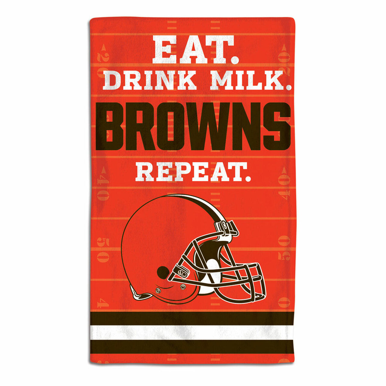 Cleveland Browns Baby Burp Cloth 10x17"