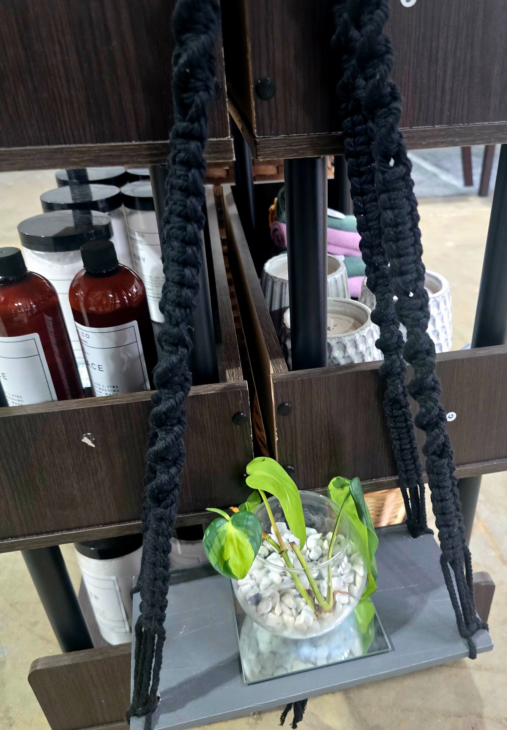 Macrame Hanging Prop Shelves