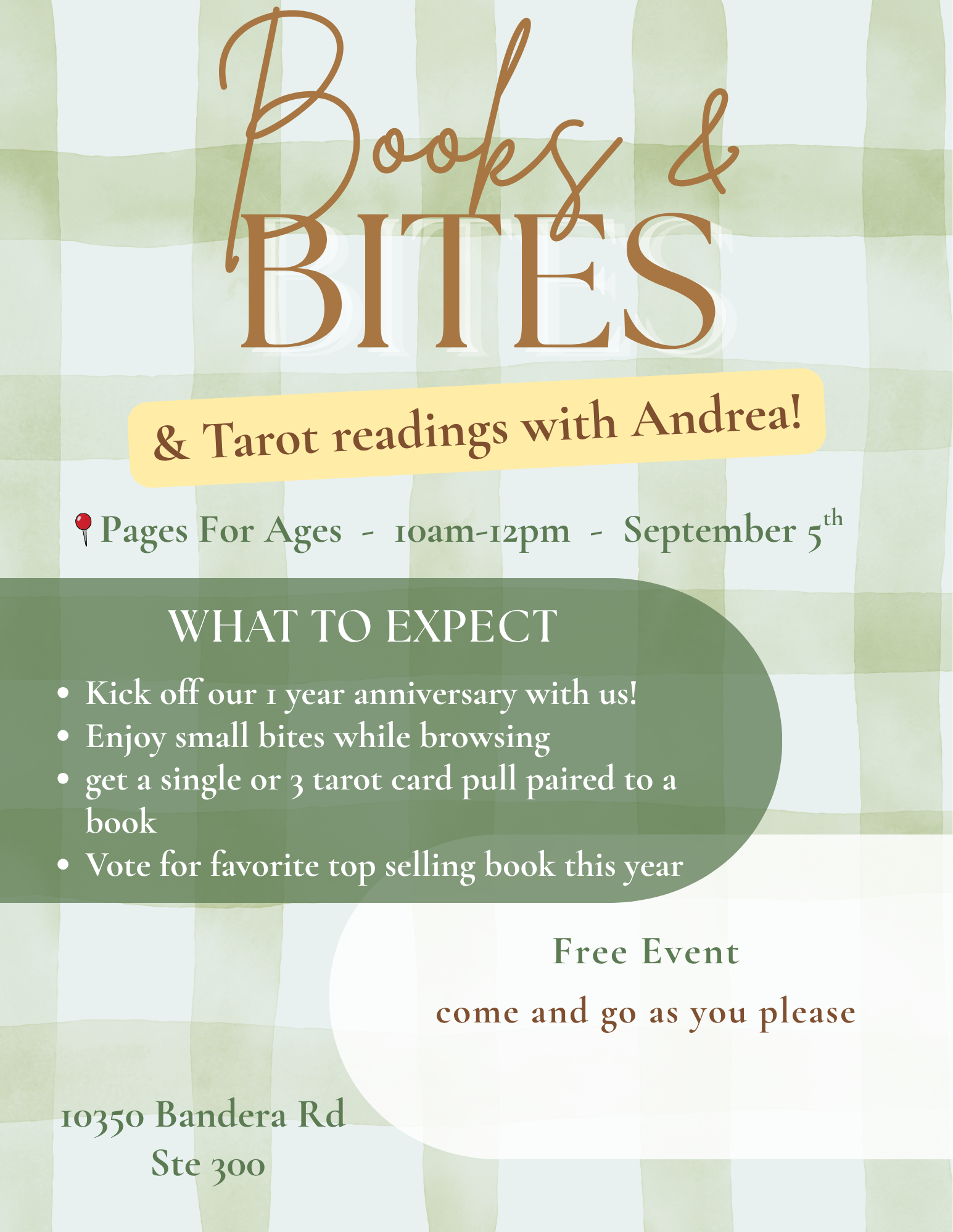 Books & Bites With Tarot
