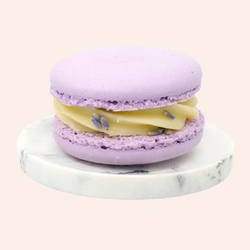 Lavender Blueberry Macaron
