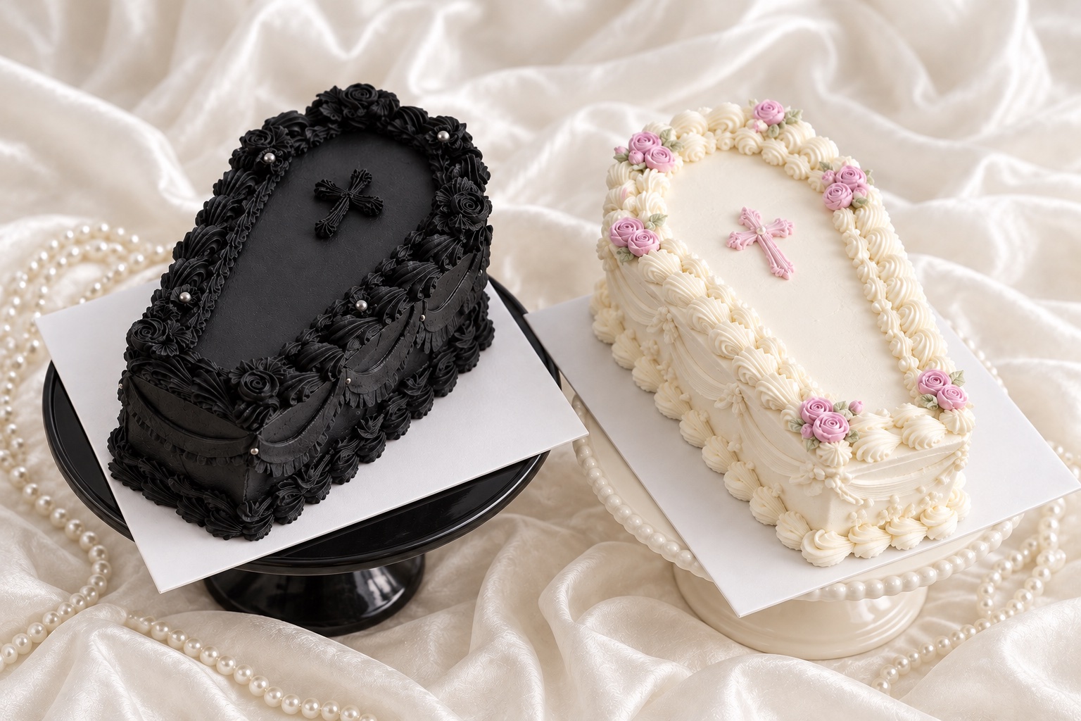Gothic Coffin Cake 定制蛋糕 Bellevue