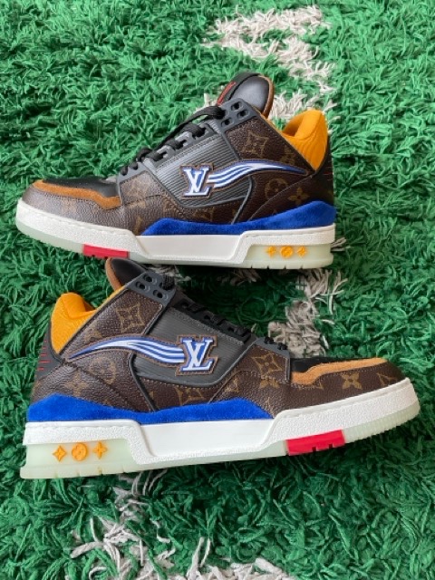 Louis Vuitton trainer ebene multicolor size 7 (used)