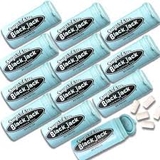 Gerrit Black Jack Gum Sugar Free 12 Count Tubes .99 Ounce Each