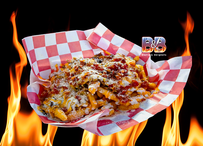 LOADED PHILLY CHEESESTEAK/BACON FRIES