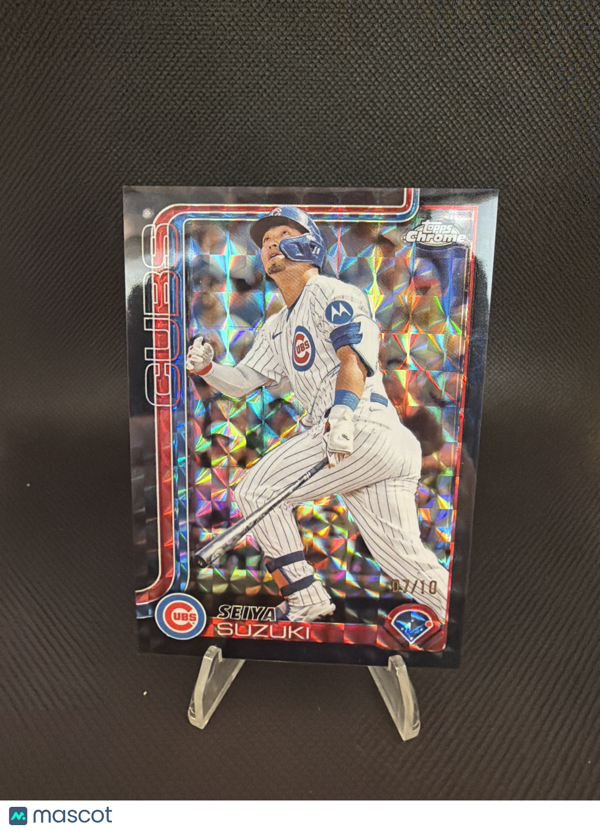 2025 Topps Chrome Seiya Suzuki Black Geometric /10