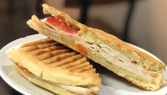 Avocado, Turkey, Bacon & Provolone on Ciabatta