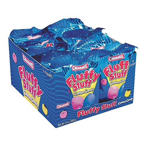 Charms Fluffy Stuff Cotton Candy 1 Oz 12 ct
