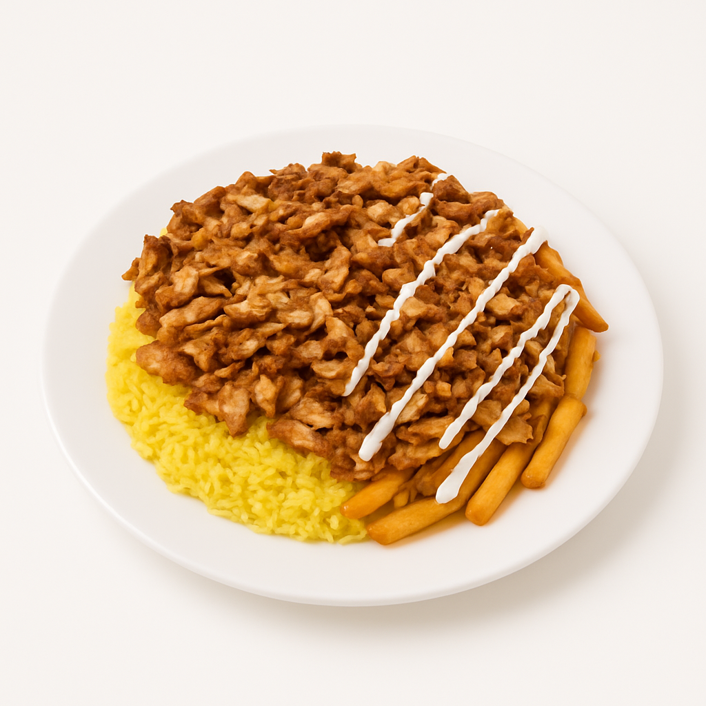 Alley Chicken on Half and Half