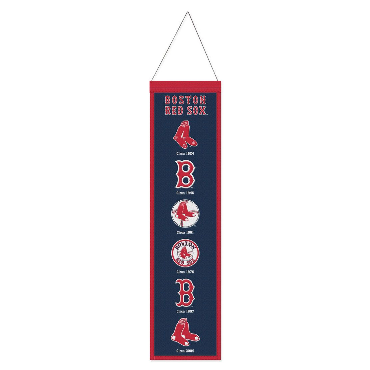 Boston Red Sox Wool Evolution Banner 8x32"