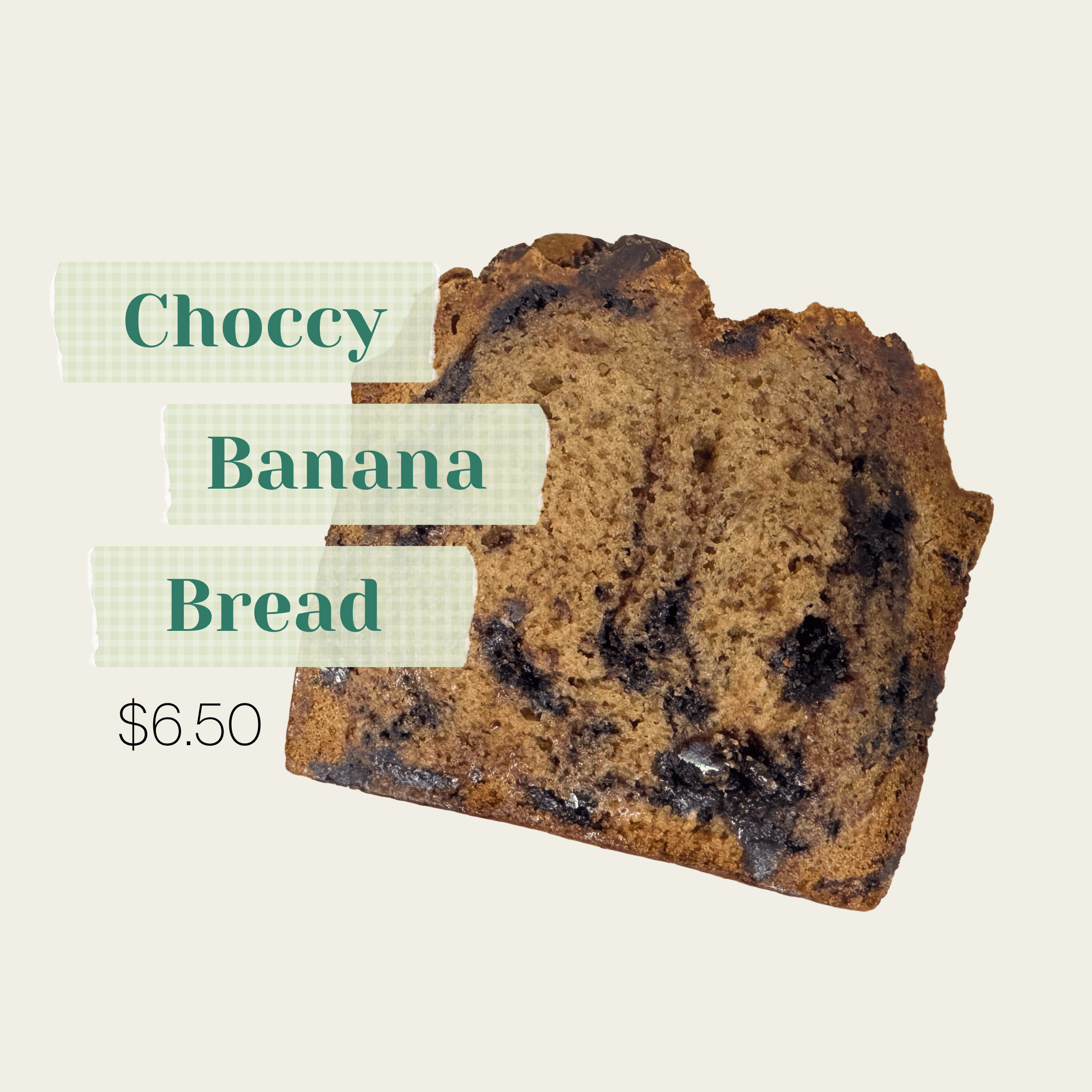 Choccy Banana Bread