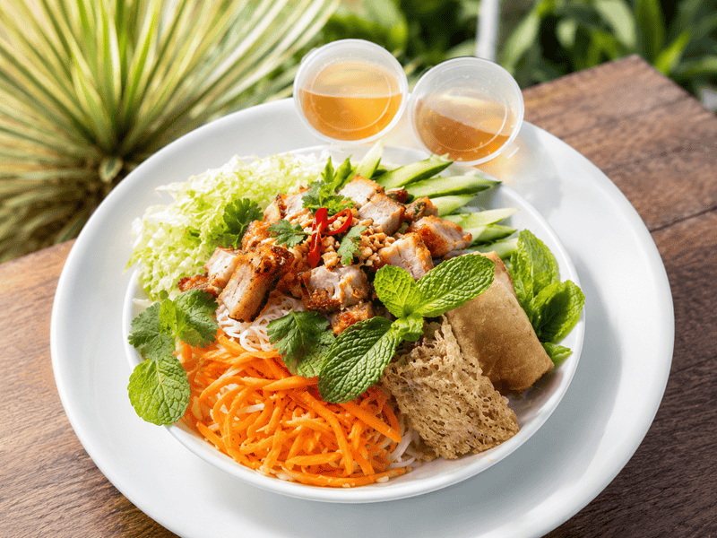 Crispy Pork Salad Bowl