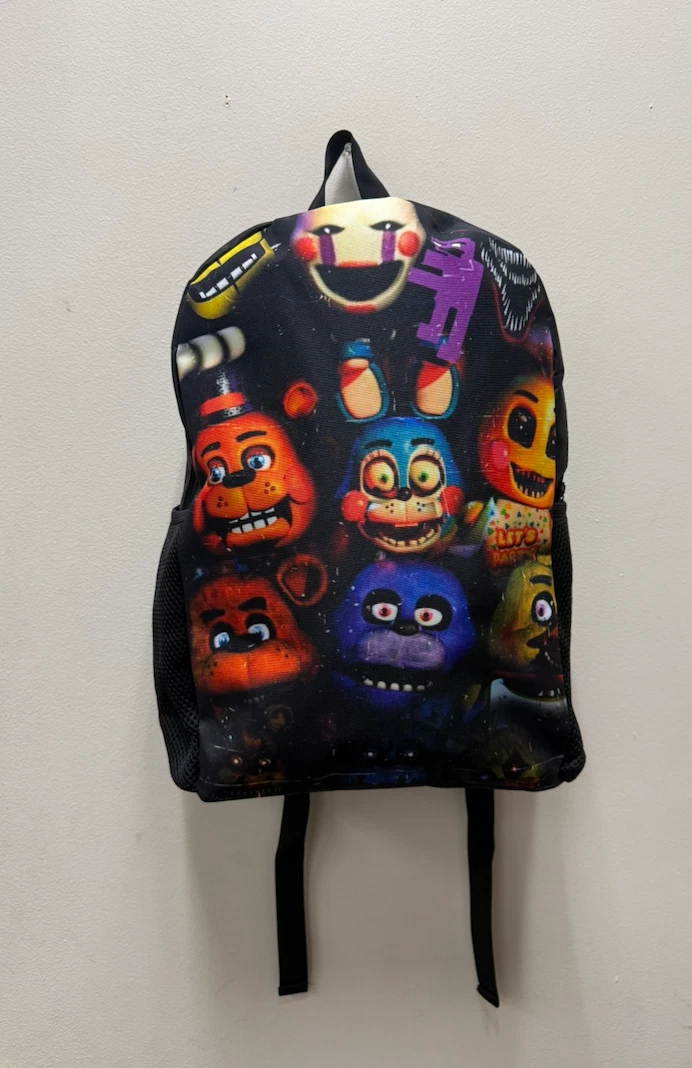 Five Nights at Freddy’s Animatronics Backpack – FNAF Horror Gamer Bookbag