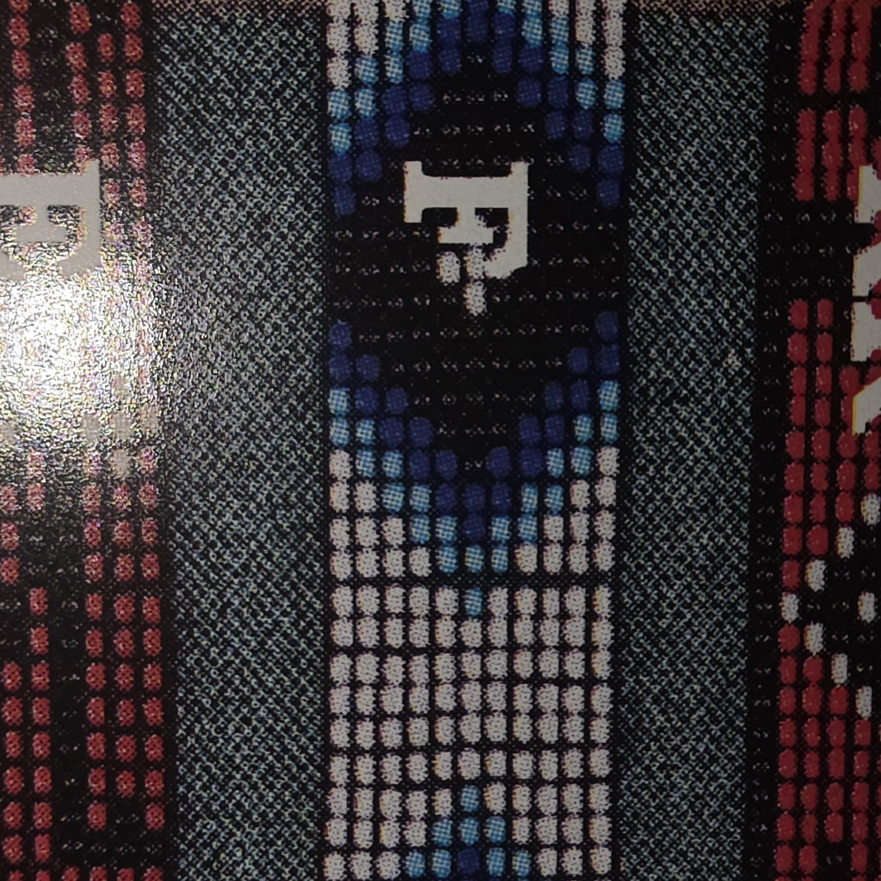 HB Bead 11 Row Stretch White/Blue Combo