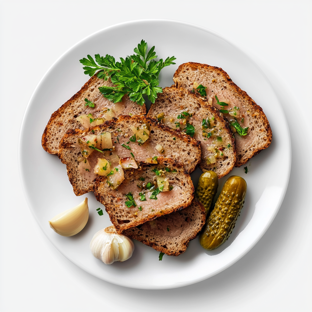 Ukrainian Salo Toast