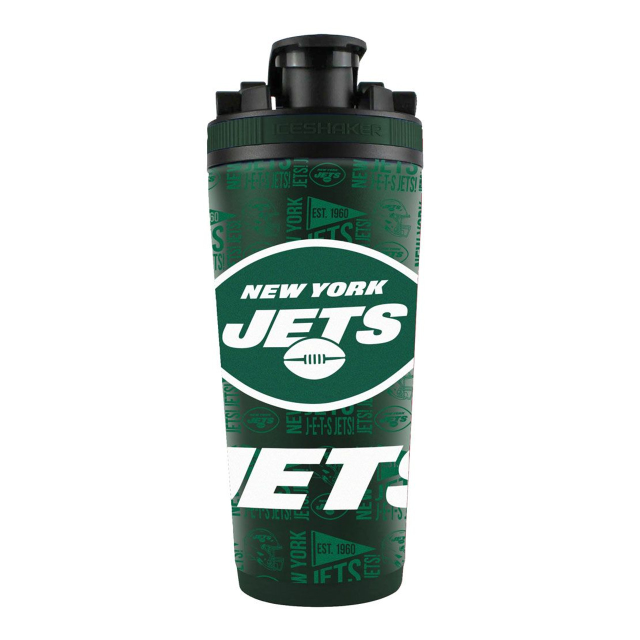 New York Jets 4D Stainless Steel Ice Shaker 26oz