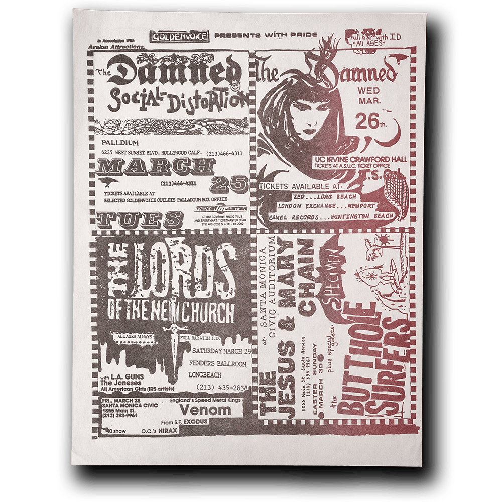 Goldenvoice -- Multi-Concert Flyer [Handbill]