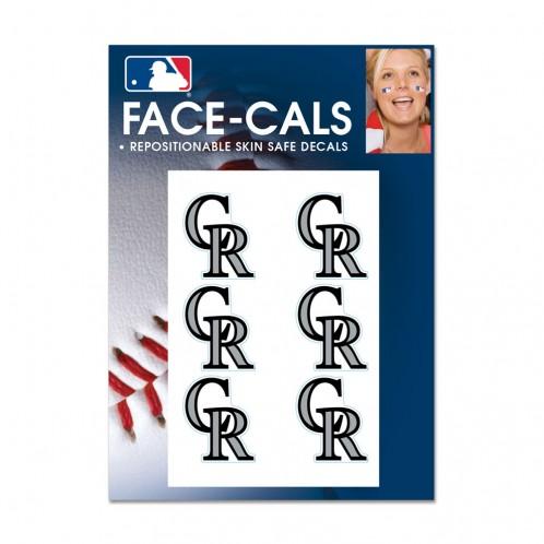 Colorado Rockies Face Cals Tattoos