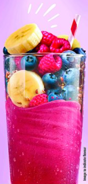 Blueberry Hill - Blueberry, Banana, Raspberry & Flaxseed Smoothie