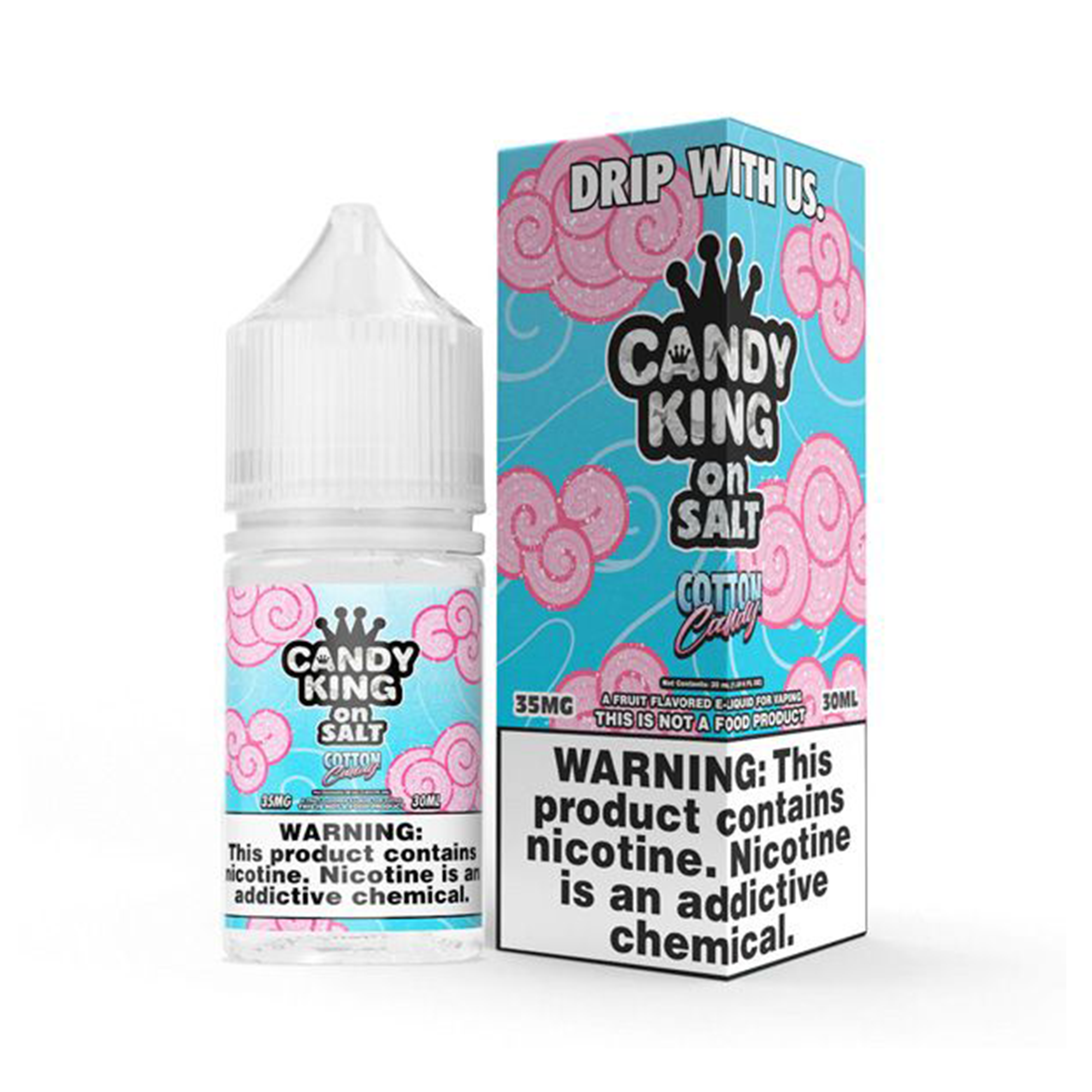 Candy King Cotton Candy 35 MG  Salt Nic 30ML