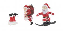 Rail King 3 Pc Santa Figure Set O Scale
