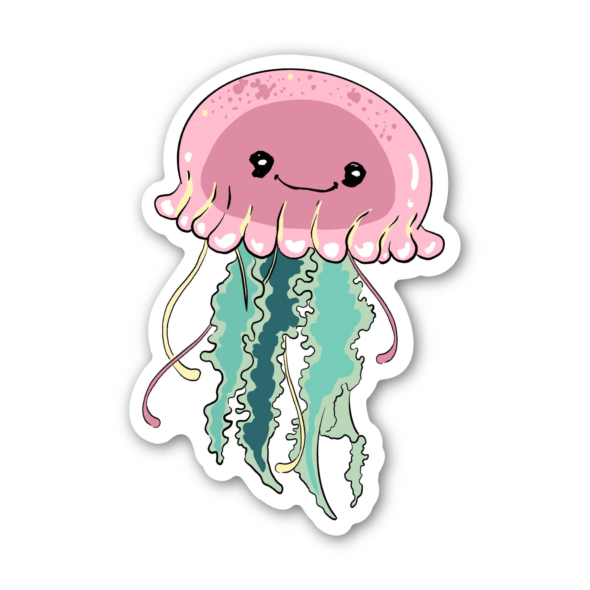 Cute Jellyfish Animal Sticker