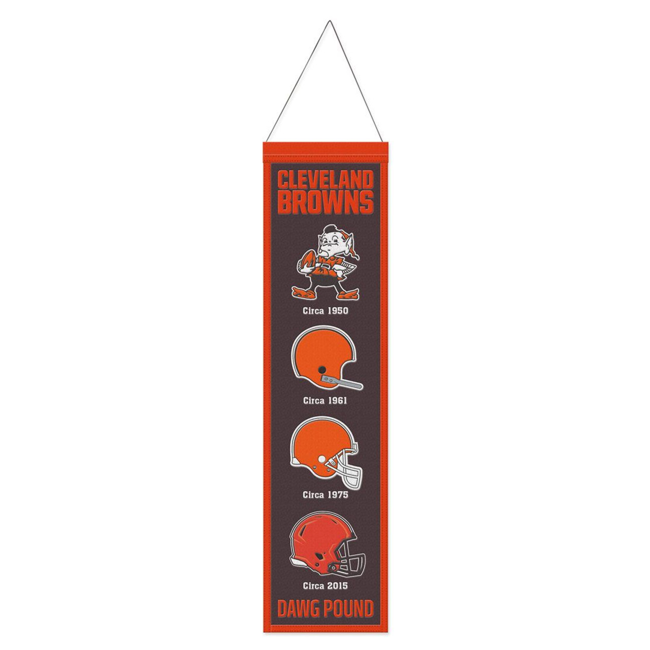 Cleveland Browns Wool Evolution Banner 8x32"