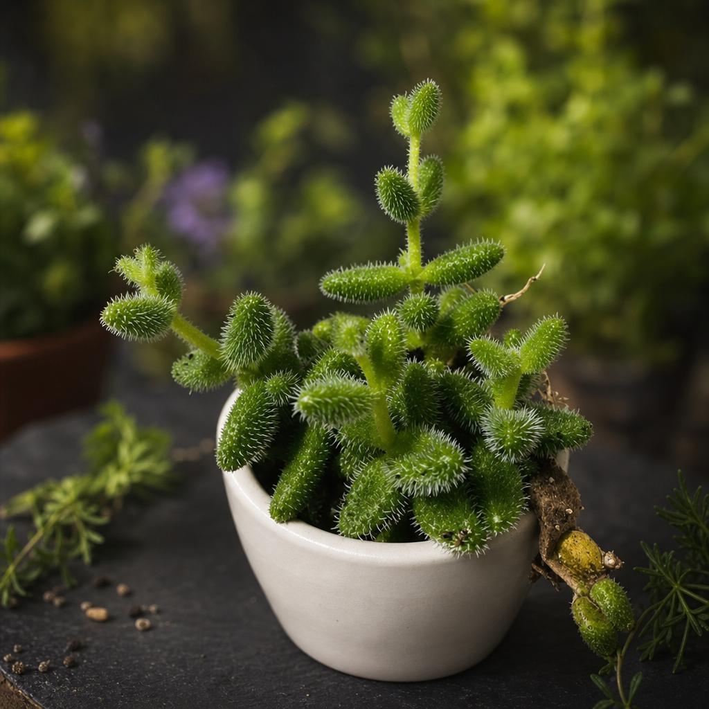 Pickle Plant - 2x Mini Plug Plants - Delosperma echinatum