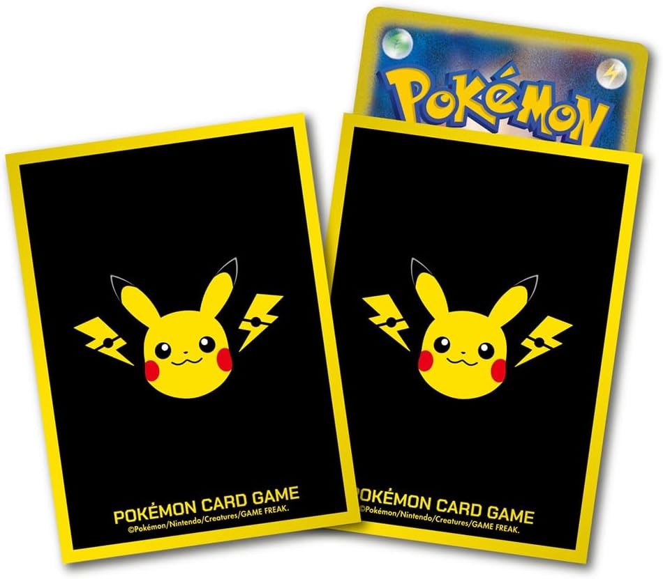 ポケモンカードゲーム デッキシールド ピカチュウとかみなり ポケットモンスター ポケカ カードスリーブ トレーディングカード