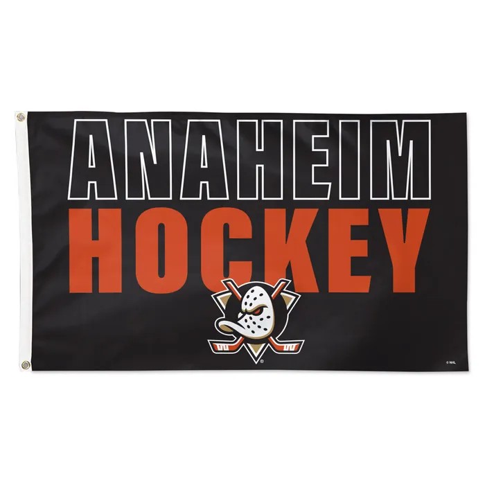 Anaheim Ducks Deluxe Black City Edition Flag 3x5'