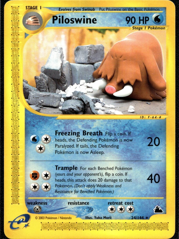 Piloswine - ECARD3 24/144