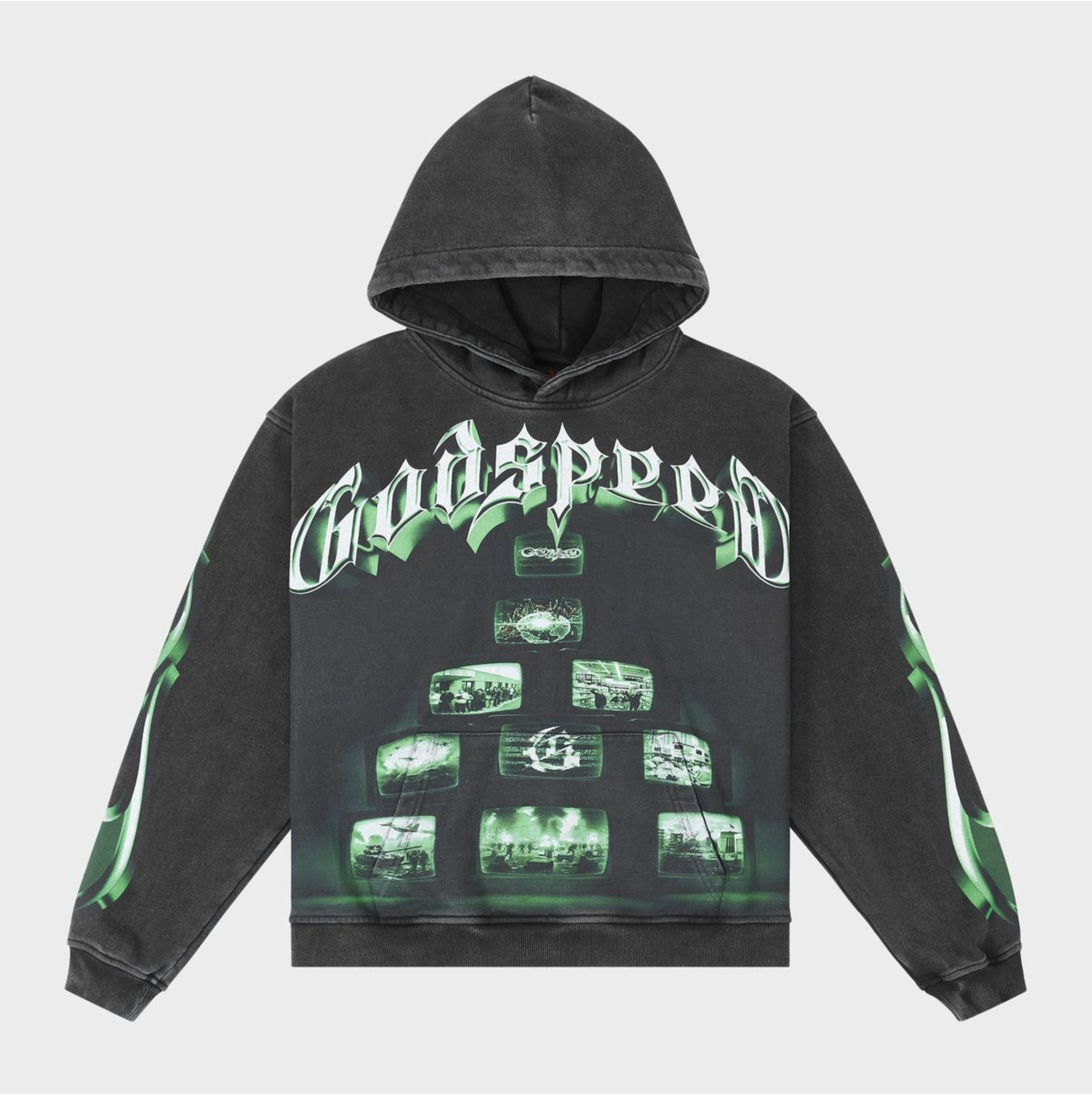 GODSPEED Overstimulation 2025 (Black Wash) (Overstimulation-2025-Black-Wash) HOODIE