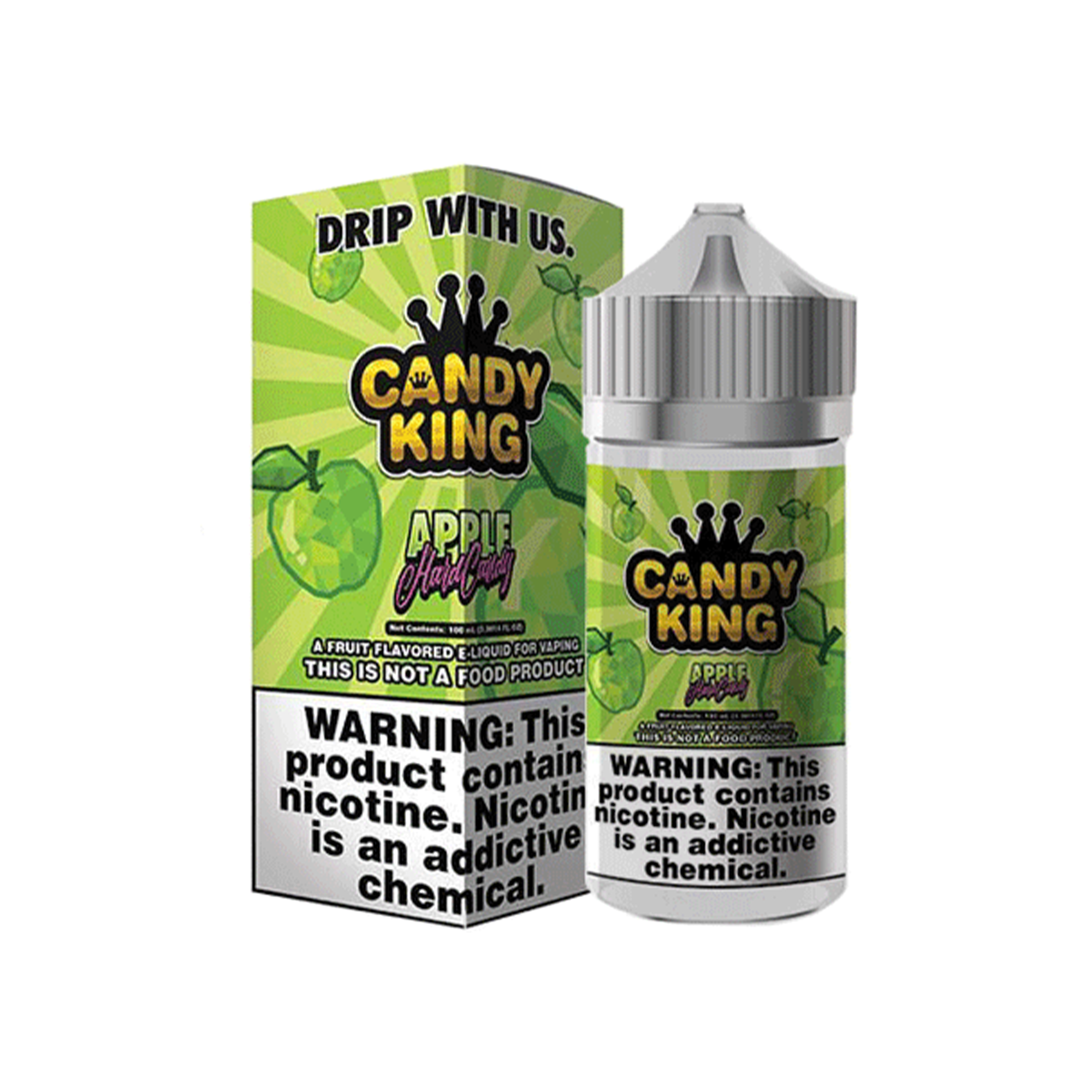 Candy King Hard Apple 0mg 100ml