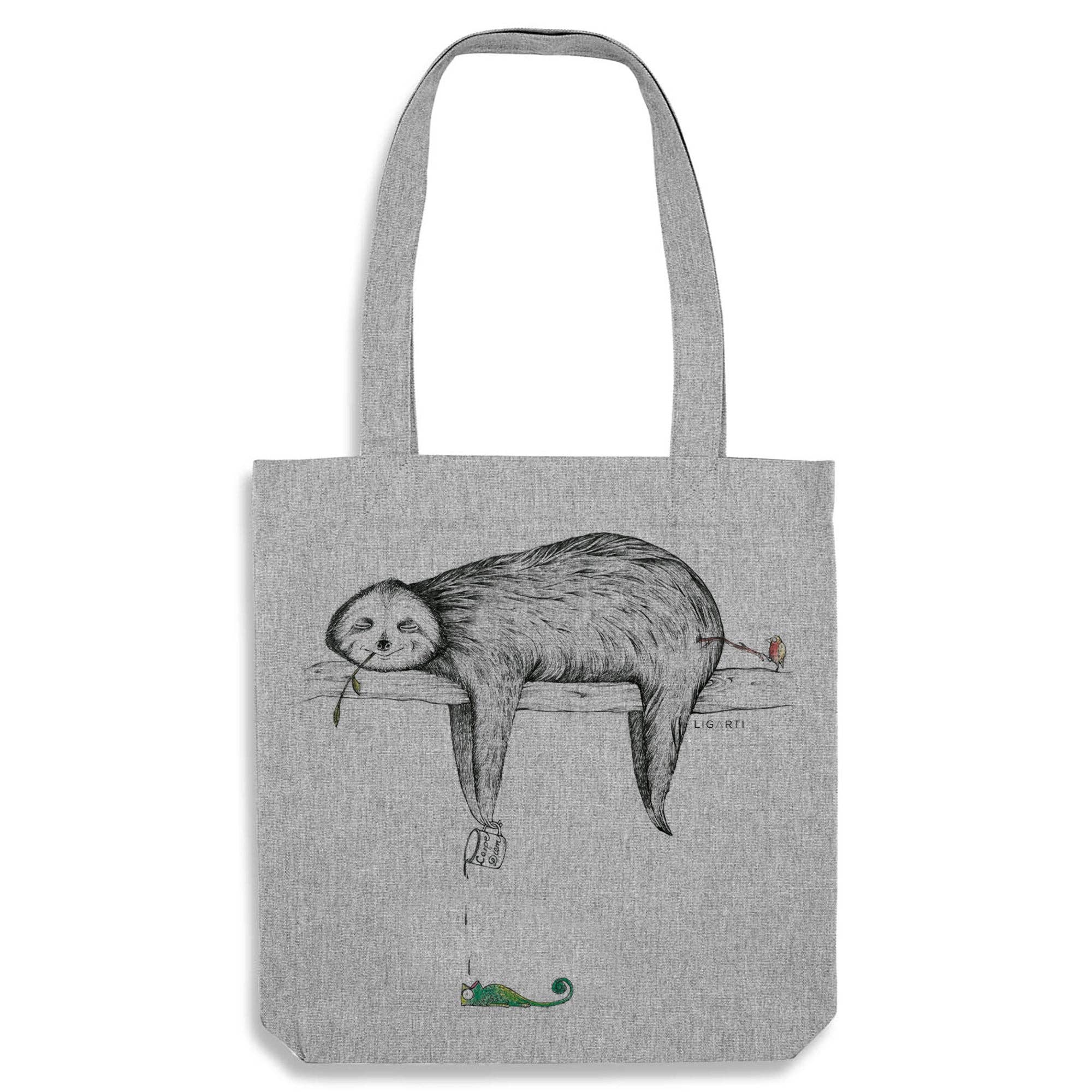 LIGARTI - Burlap bag — sloth